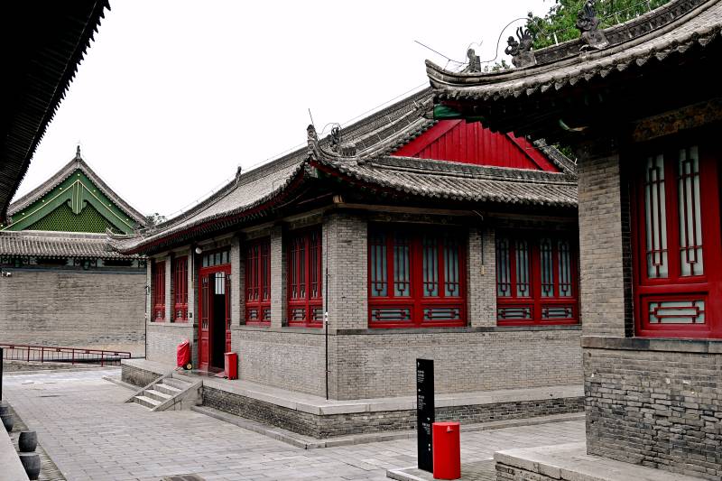 陕西西安碑林博物馆内明清建筑群图片