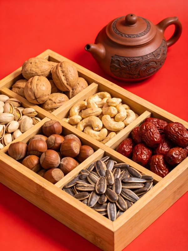坚果茶点 年味满满图片