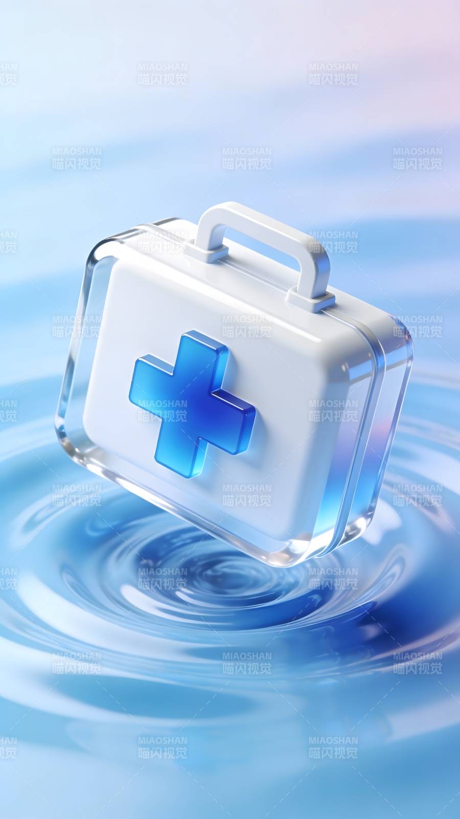 水上急救箱 蓝十字守护生命图片