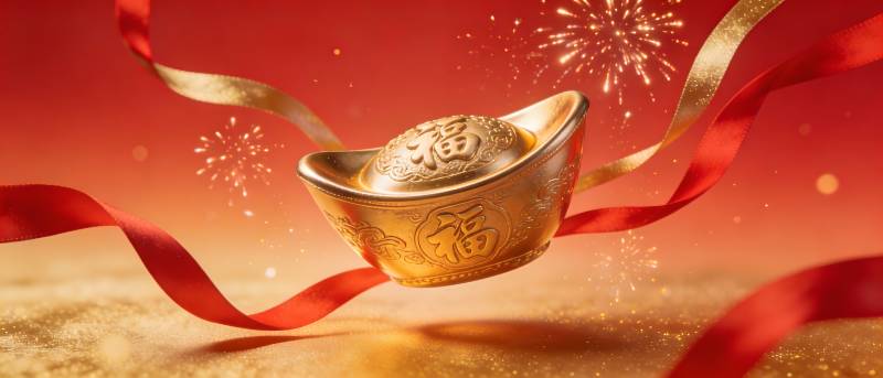 金元宝迎新春 福运满堂红图片