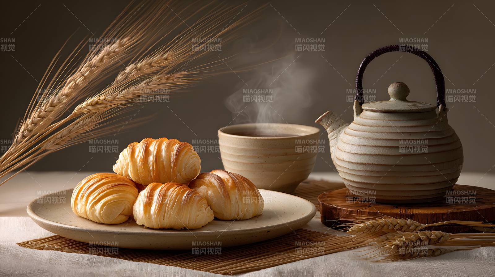 麦香茶暖 点心怡人图片