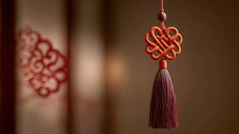红绳结挂饰 吉祥寓意浓图片