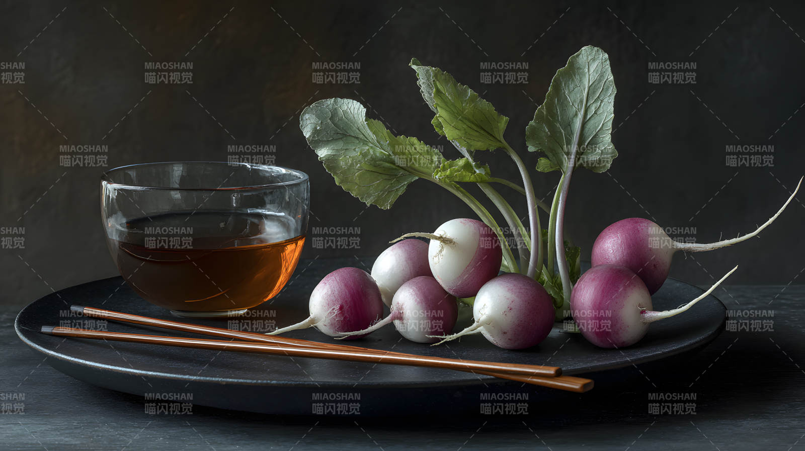 萝卜配茶 静雅一碟图片