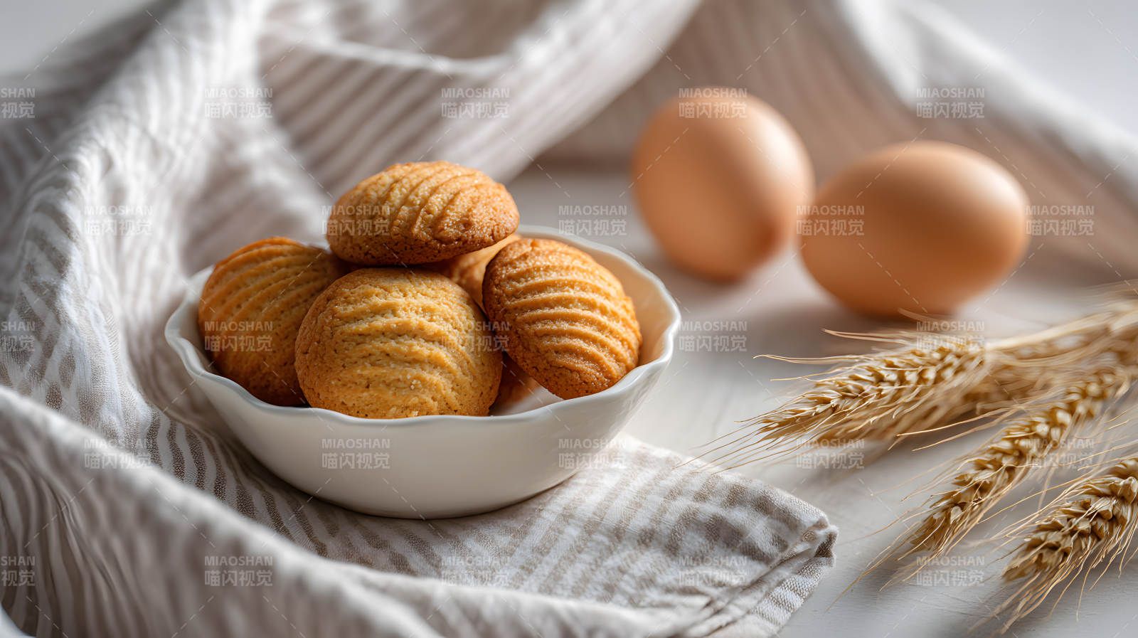 麦香饼干配鸡蛋小麦图片