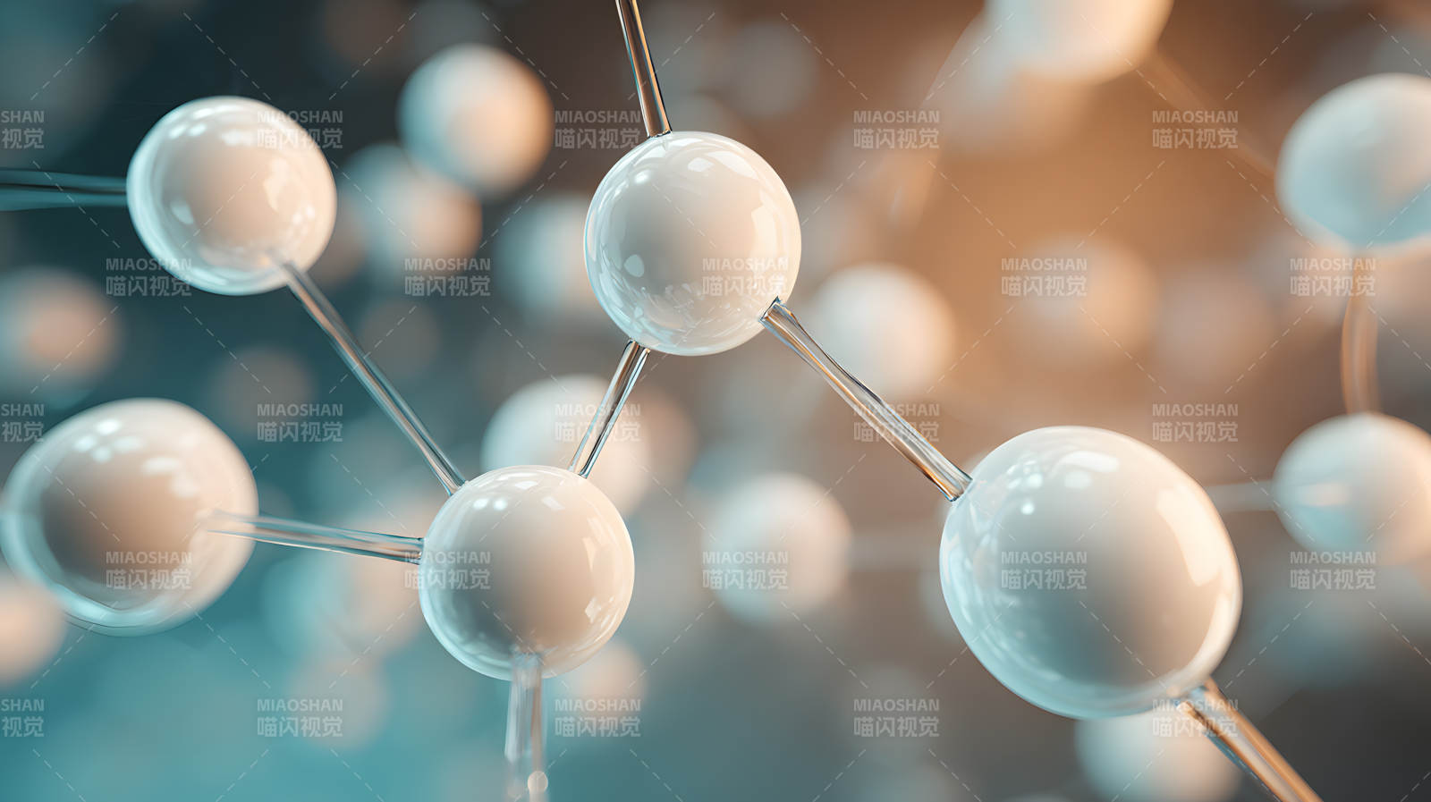分子结构微观世界图片
