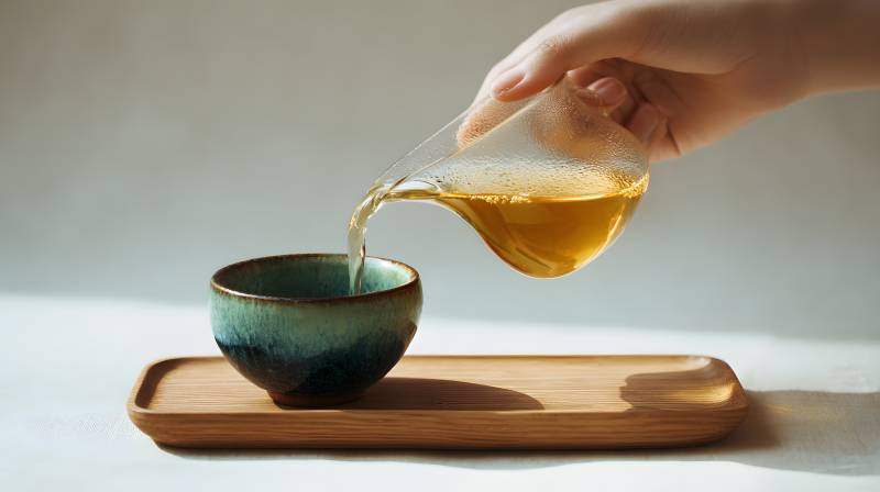 手斟茶入盏 静享慢时光图片
