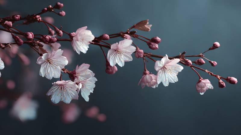 樱花枝头绽 静美如诗画图片