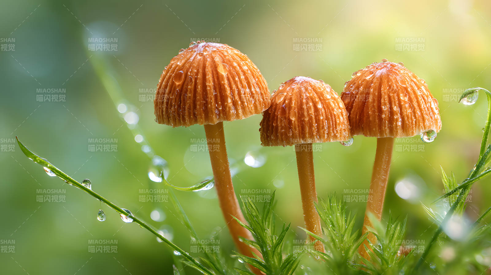 晨露蘑菇 trio图片