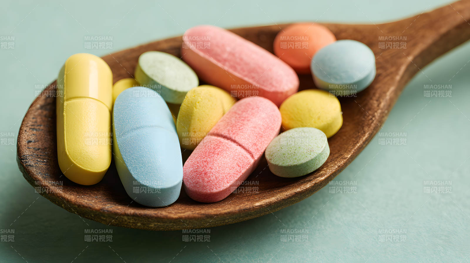 木勺盛彩药 健康随手取图片