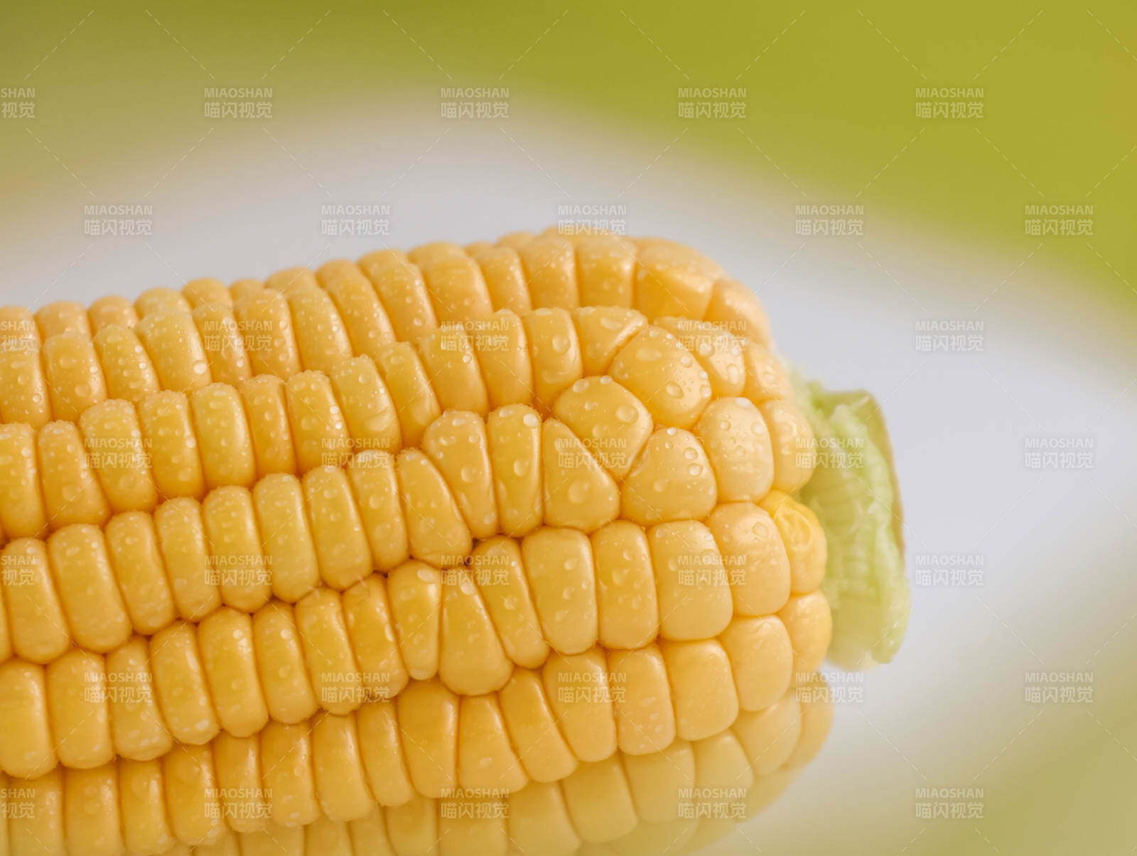 新鲜玉米特写 金黄饱满诱人图片