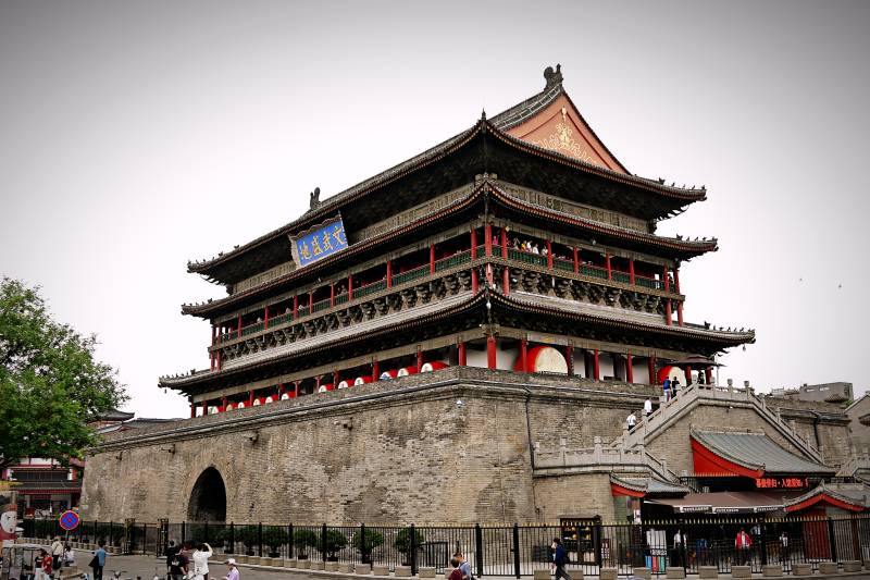 西安鼓楼古韵雄姿图片