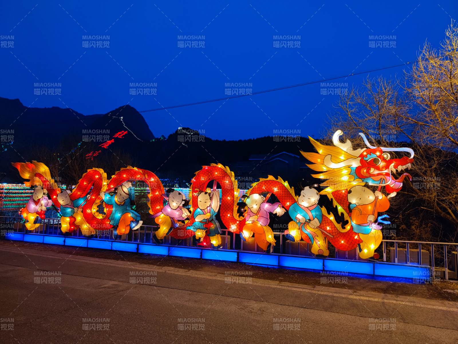 龙年灯会迎新春图片