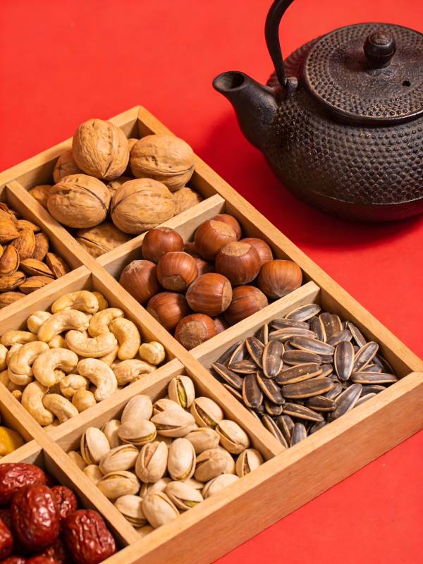 坚果茶点 年味满满图片