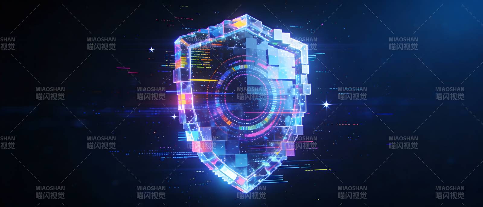 数字盾牌 未来安全守护图片