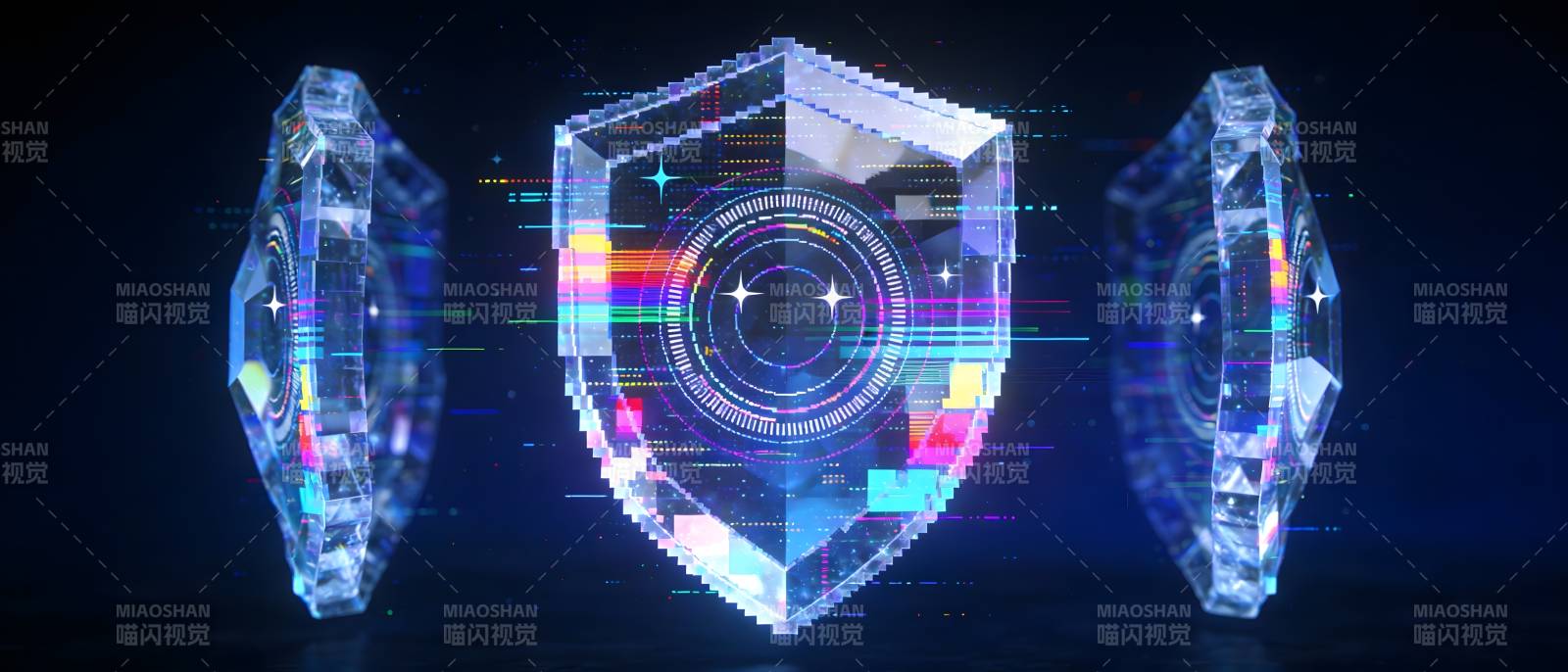 数字盾牌 未来安全守护图片