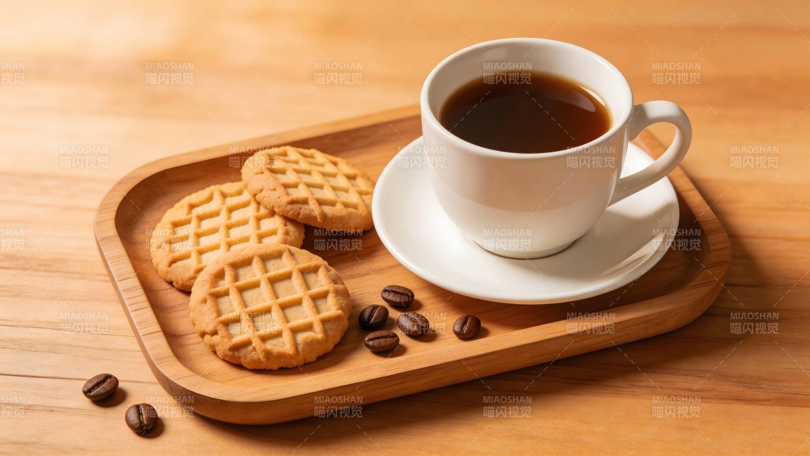 咖啡配饼干 惬意下午茶图片