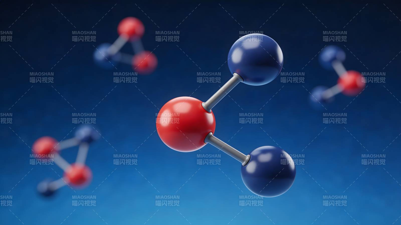 分子结构三维示意图图片