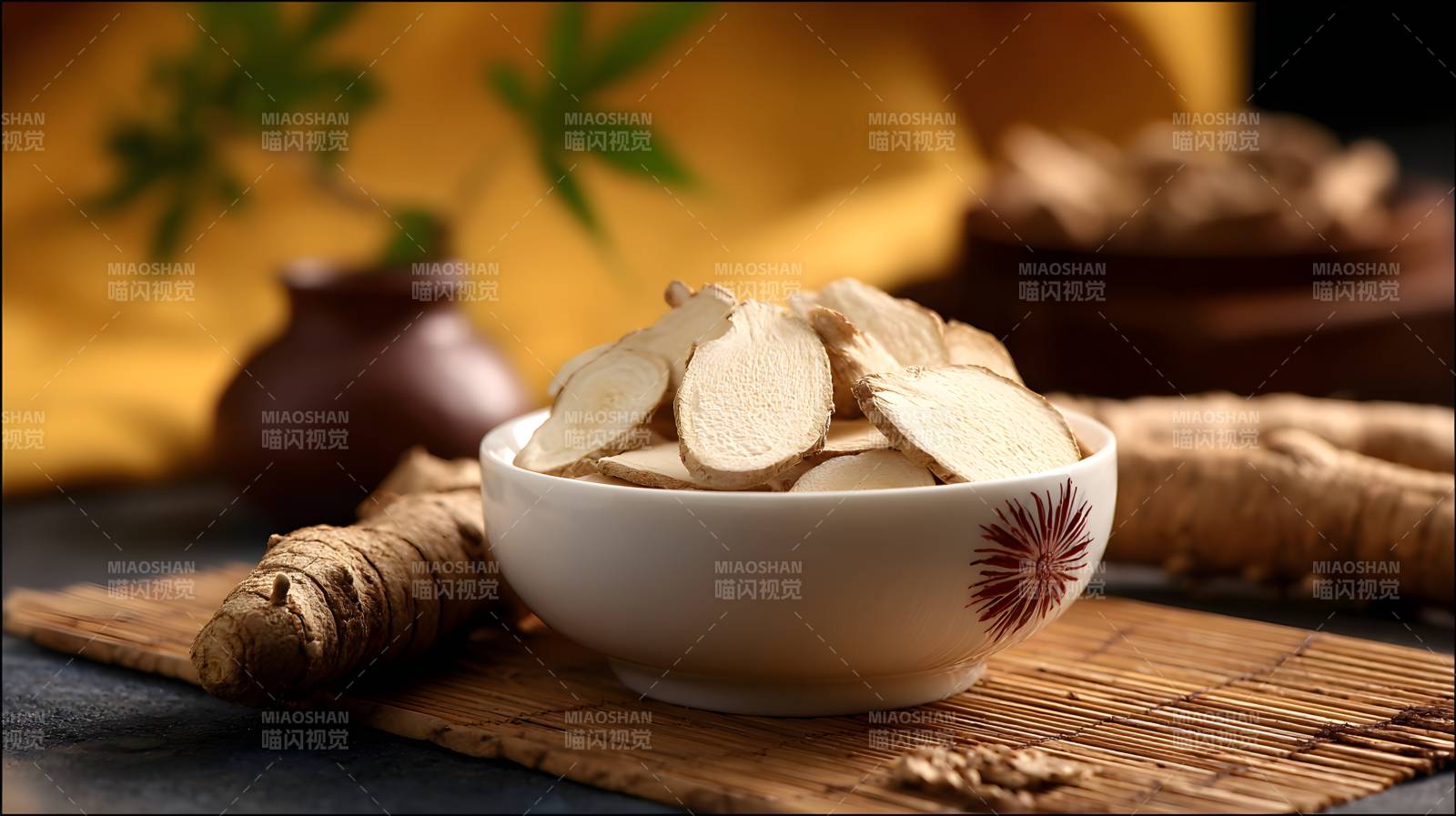 中药切片 养生之道图片
