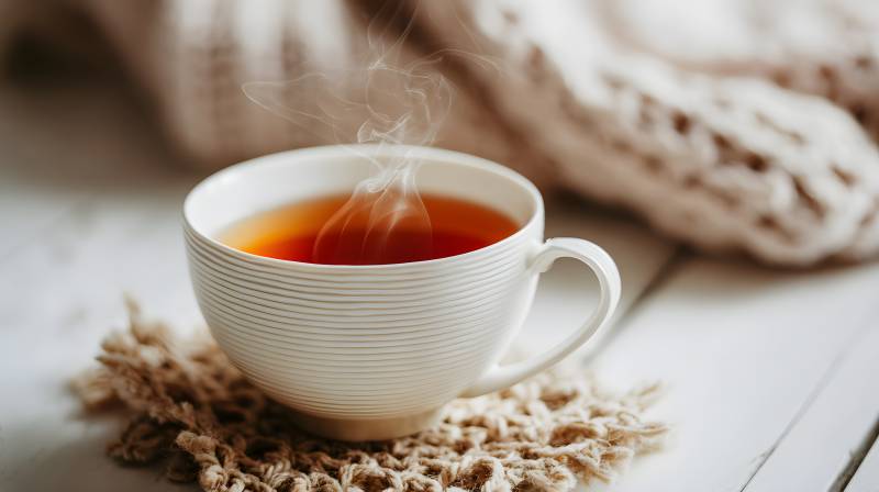 暖茶氤氲 冬日温柔时光图片