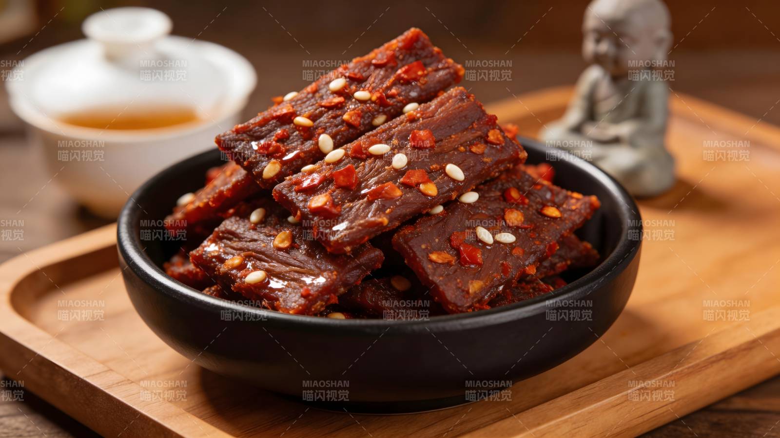 香辣牛肉干 佐茶小食佳图片