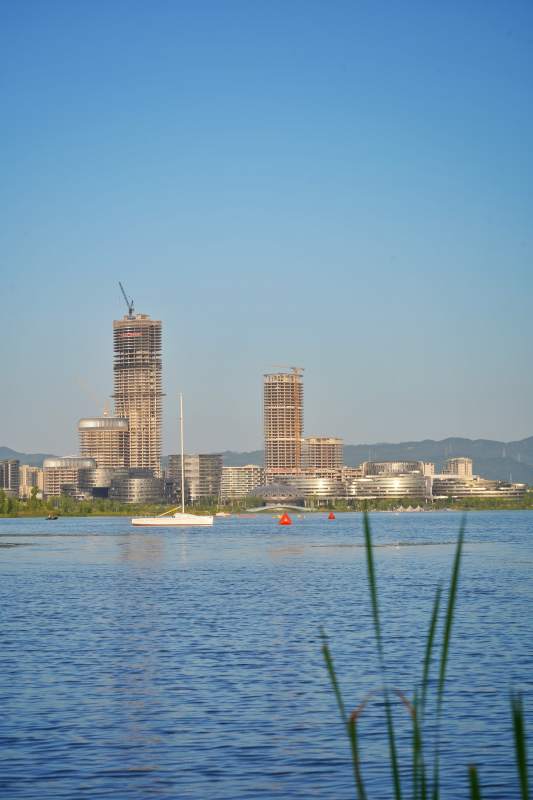 湖畔新城建设中图片