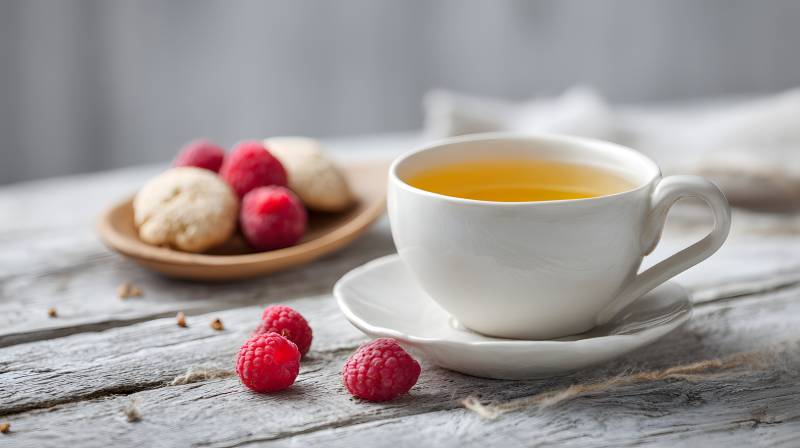 茶配莓果 静享午后时光图片