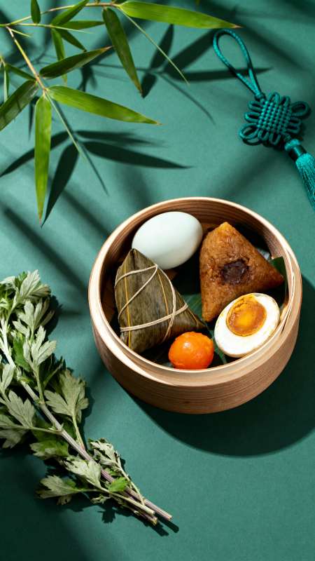 端午粽香 艾叶竹影伴佳节图片