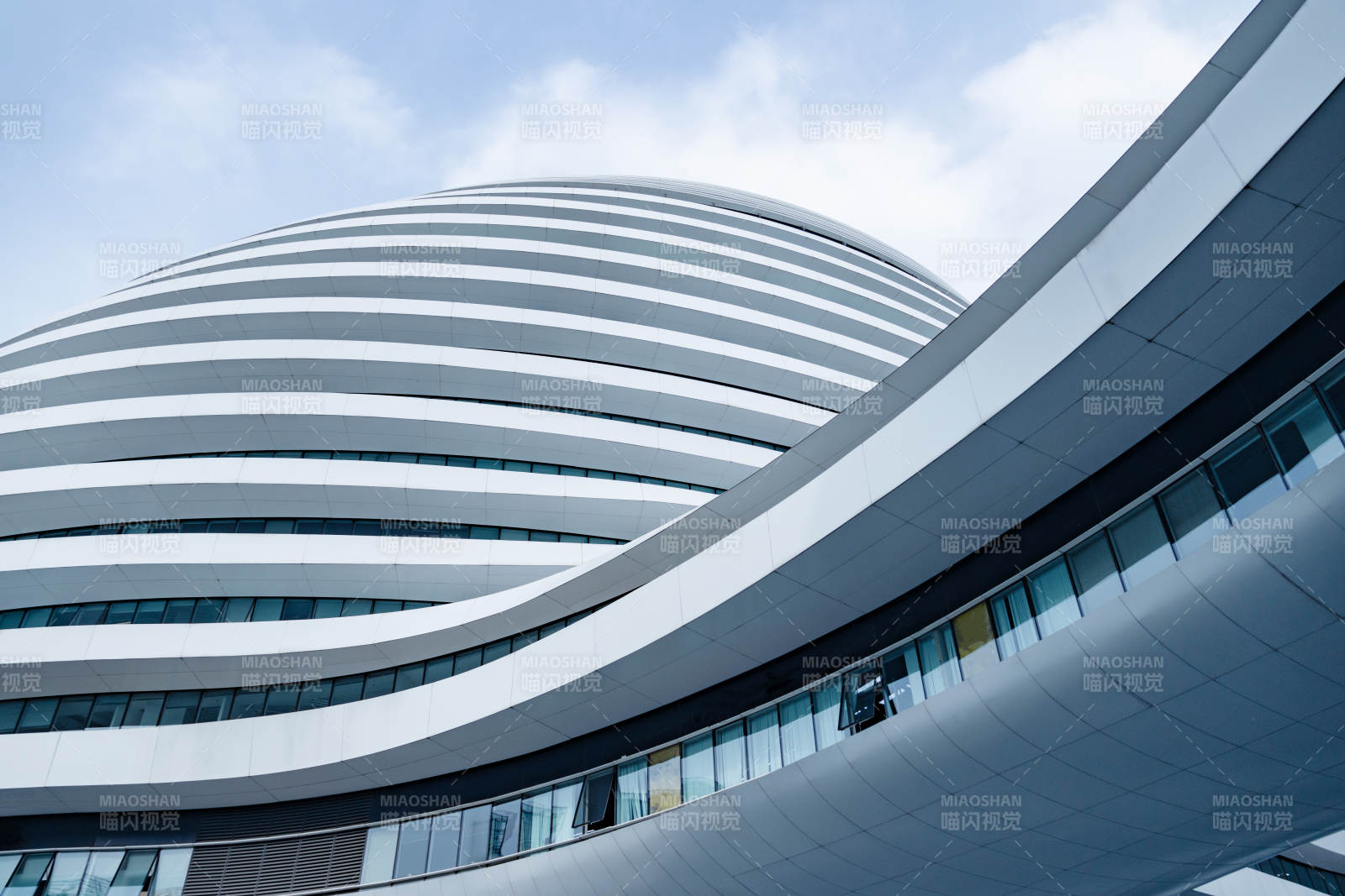 现代流线建筑奇观北京望京SOHO图片