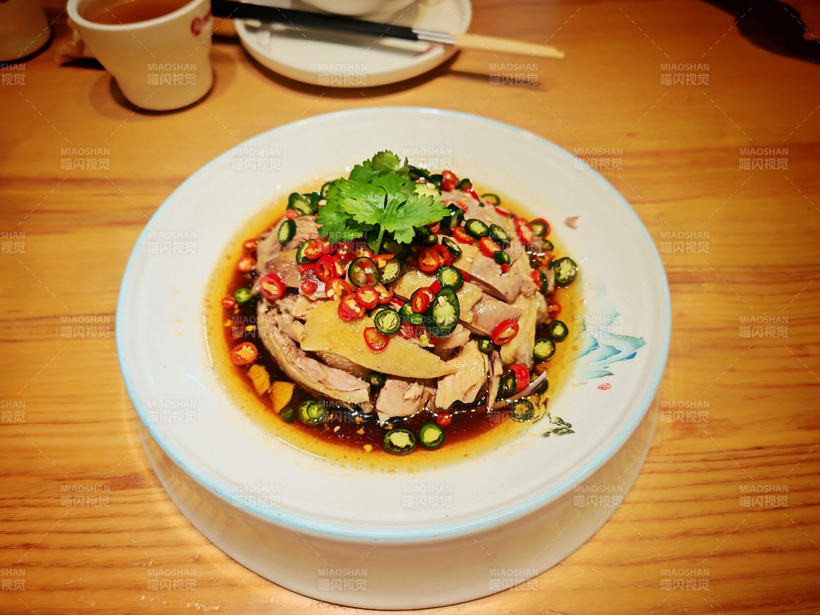 椒麻鸡 鲜香爽辣开胃菜图片