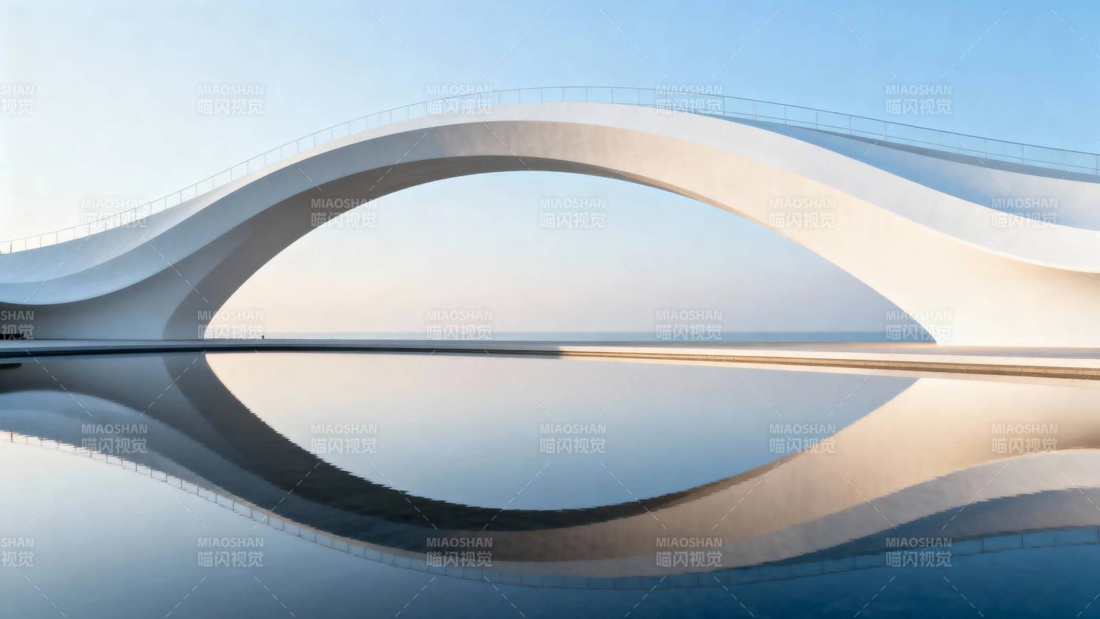 水镜之桥 流线美学图片