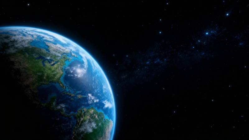 地球星空之美图片