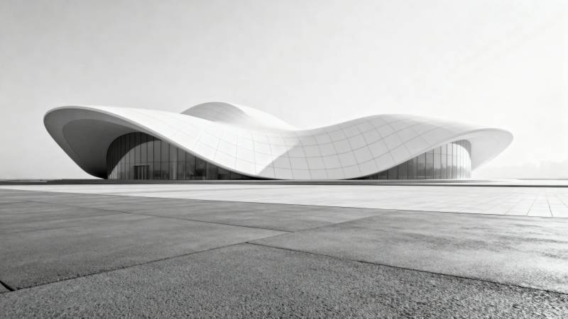 流线型现代建筑艺术图片
