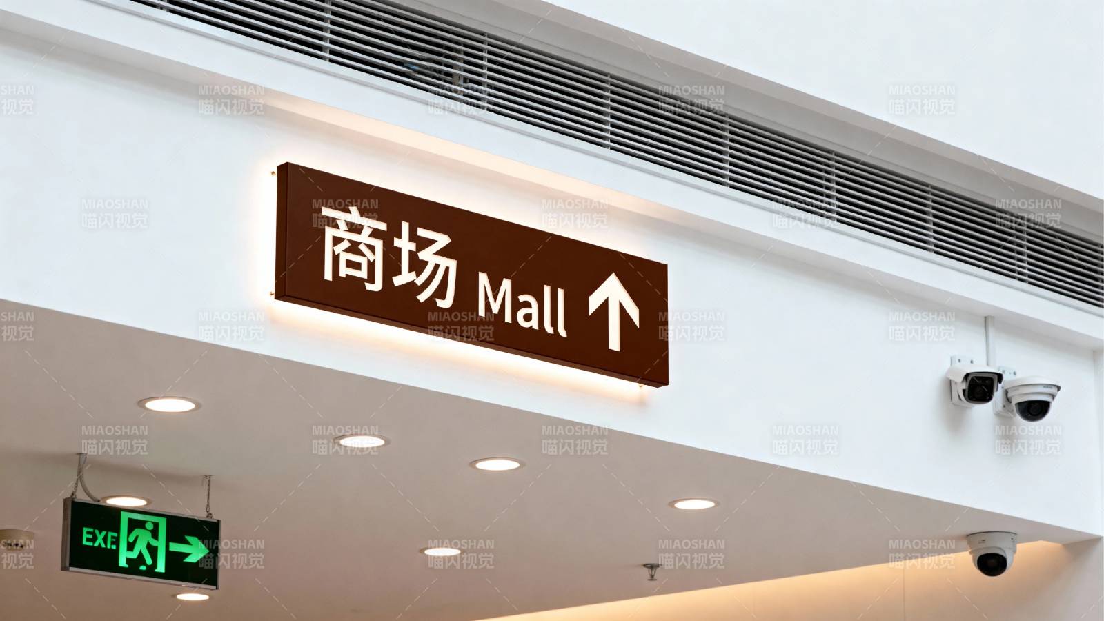 商场指示牌指引方向图片