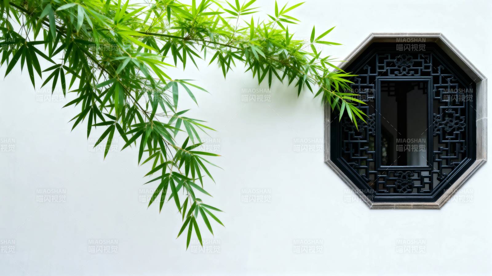 竹影映窗 古韵悠然图片