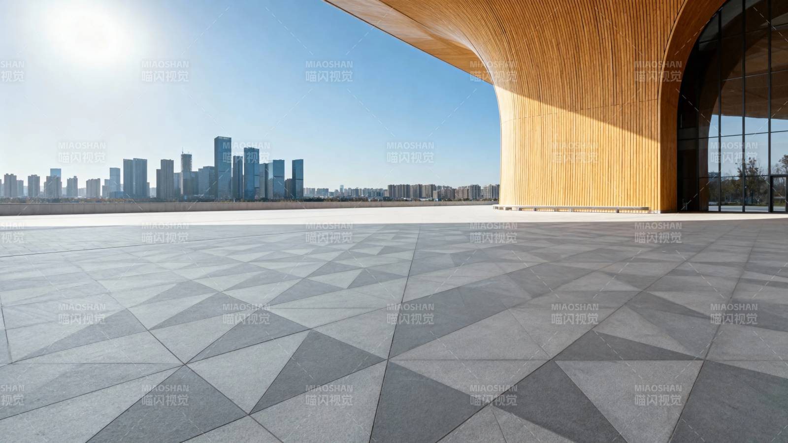 现代建筑与城市天际线图片