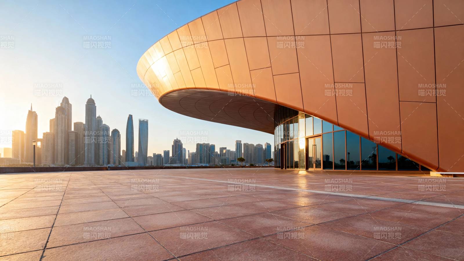 现代建筑与城市天际线图片