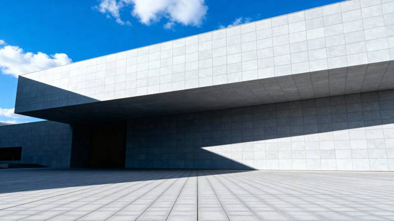 现代建筑 光影几何之美图片