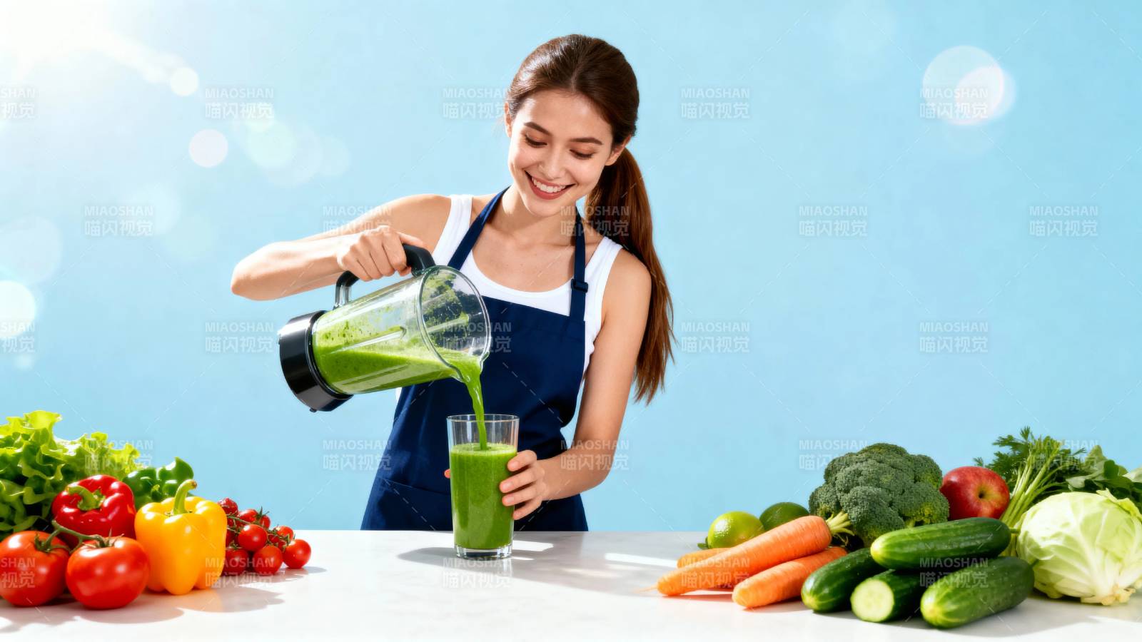 鲜蔬榨汁 健康每一天图片