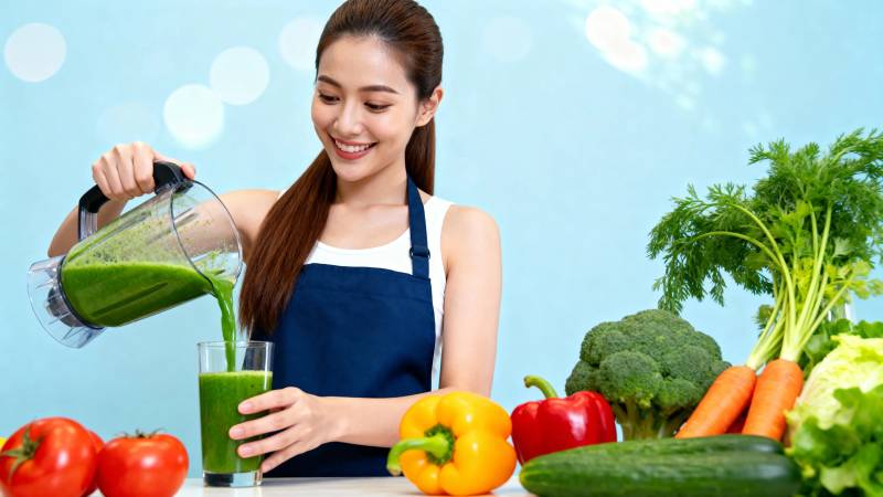 鲜蔬榨汁 健康活力每一天图片