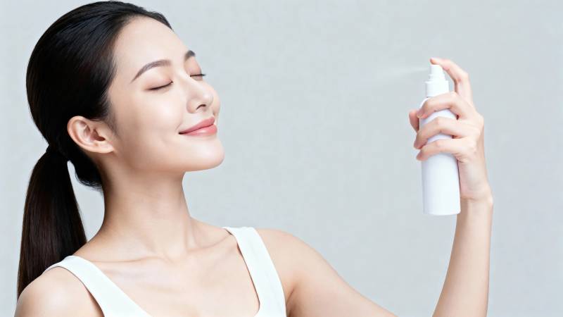 喷雾护肤 闭眼享受清新时刻图片