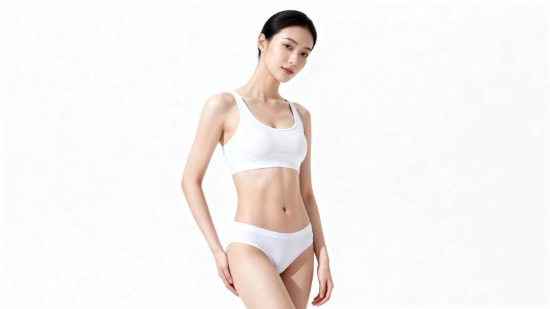 白色内衣套装 简约优雅风图片