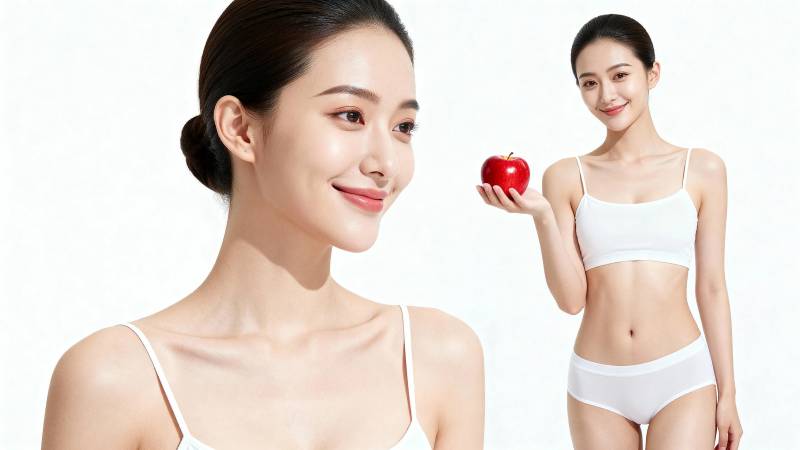 健康美肌 苹果相伴图片