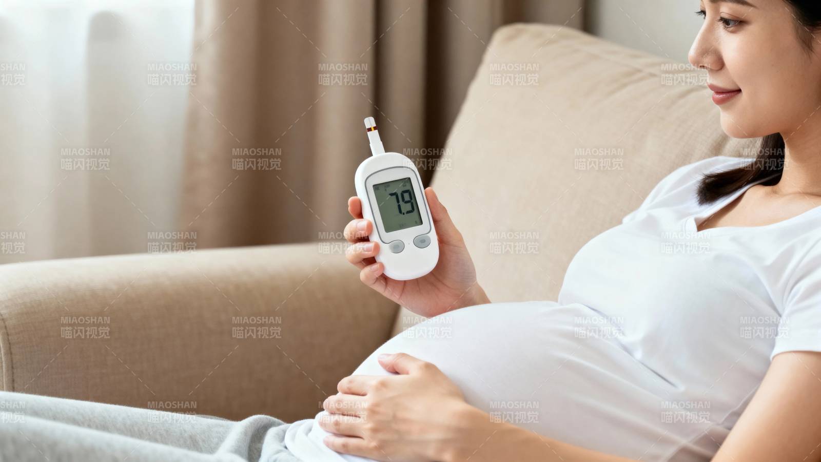 孕妇测血糖 安心护胎宝图片