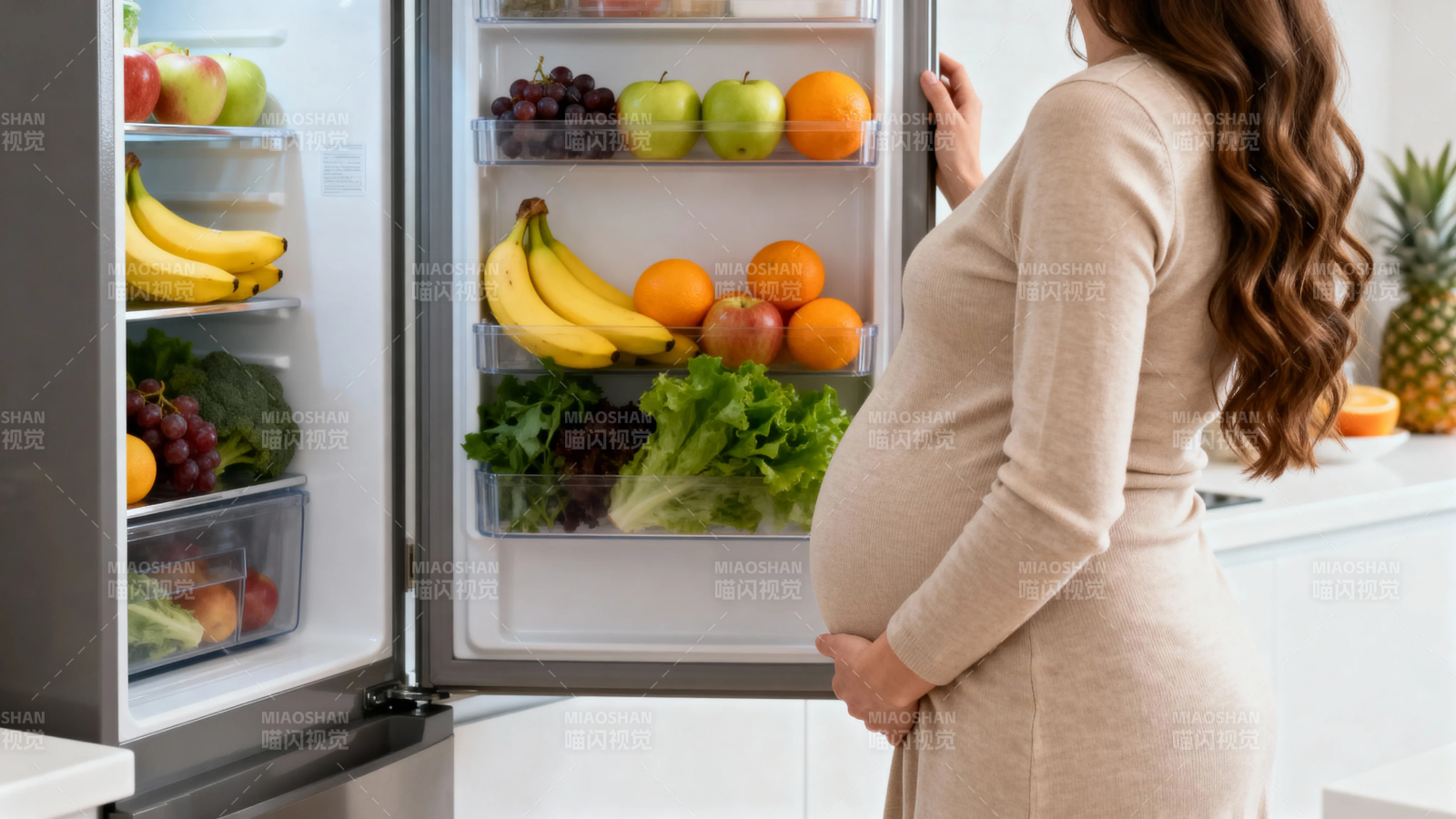 孕妇选健康食物图片
