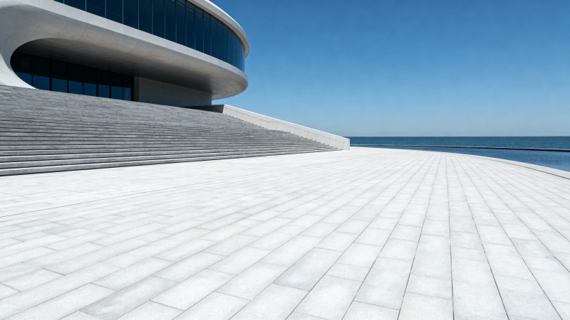 现代滨海建筑广场图片