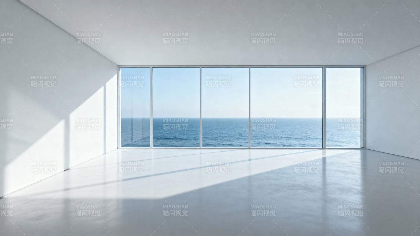 海景白屋 光影静谧空间图片