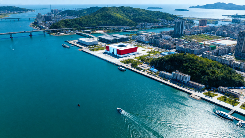滨海新城航拍图图片