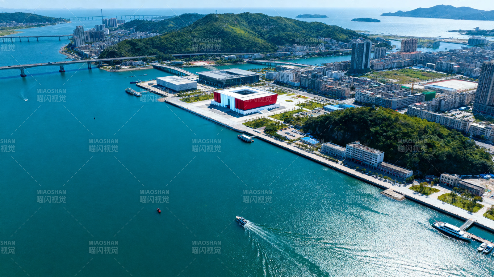滨海新城航拍图图片