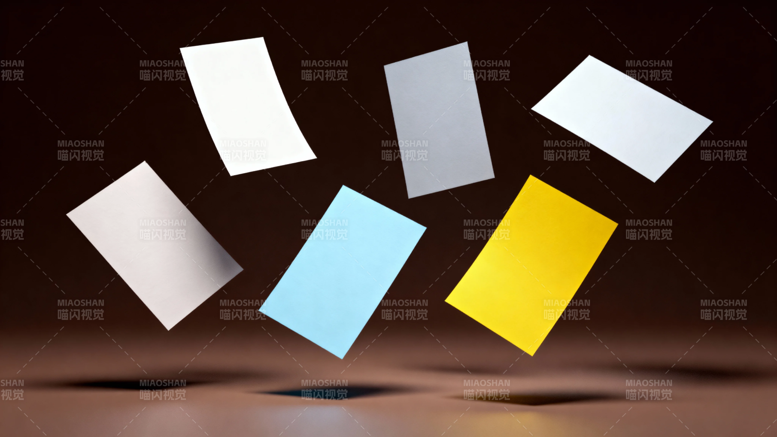 彩纸飞舞 光影交错图片
