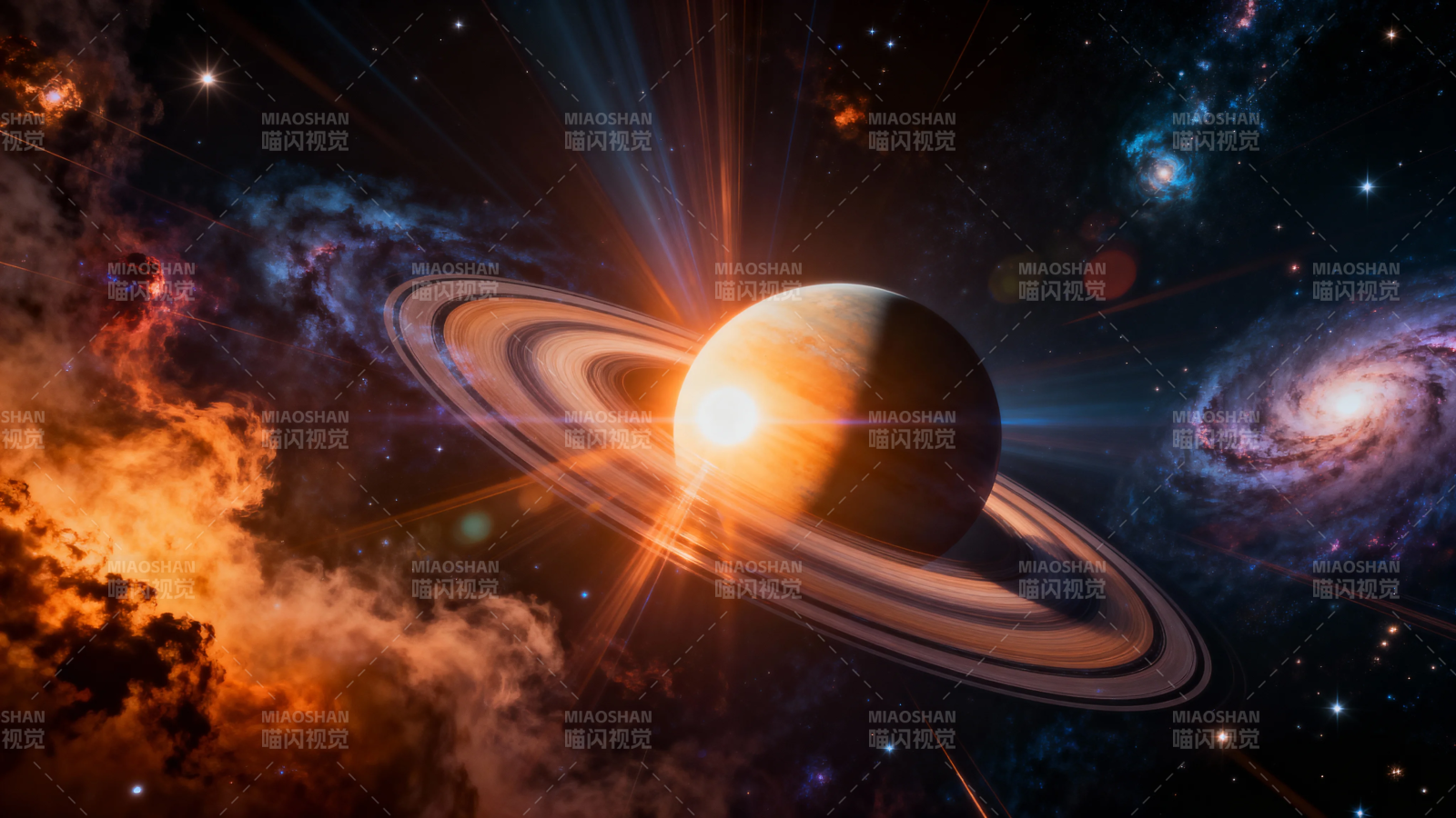 星环耀宇 光耀银河图片